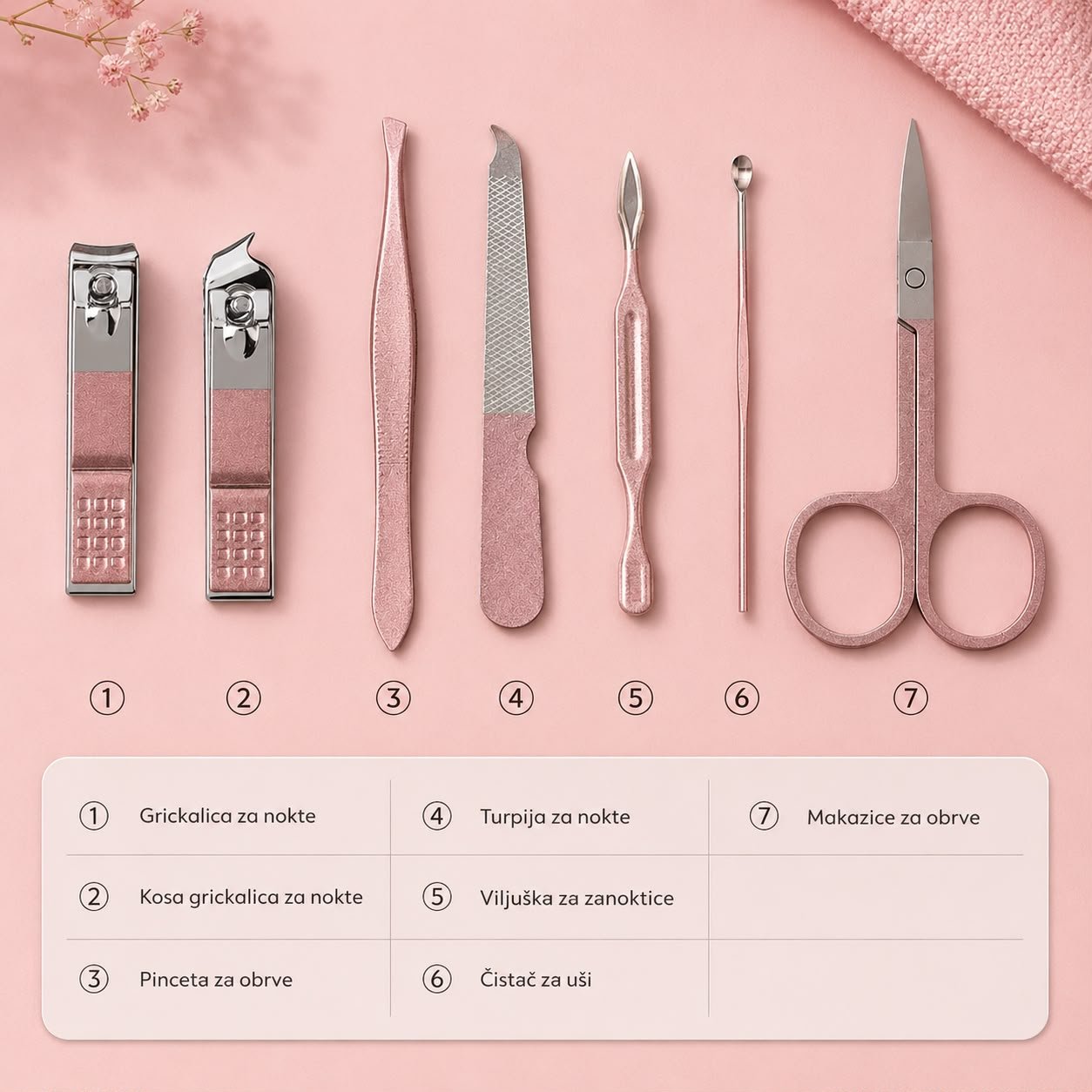 Violet manikir set